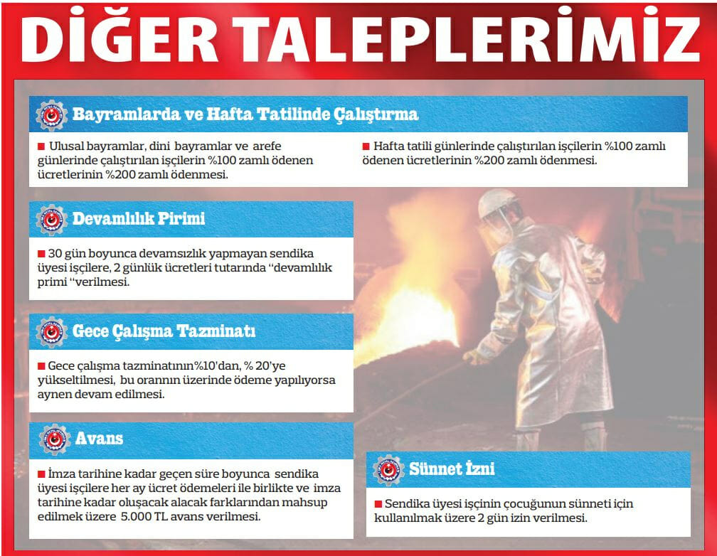 İşte Türk Metal'in MESS talepleri! - Resim : 1