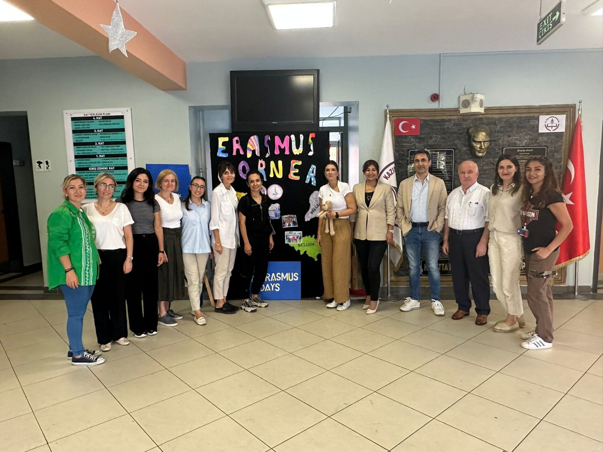 İspanya’dan Kazım Karabekir Okulu’na erasmus projesi ziyareti! - Resim : 1