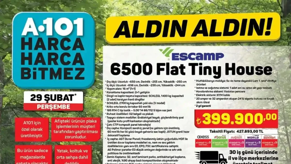 Satmadığı bir bu kalmıştı! A 101 ev satıyor - Resim : 1