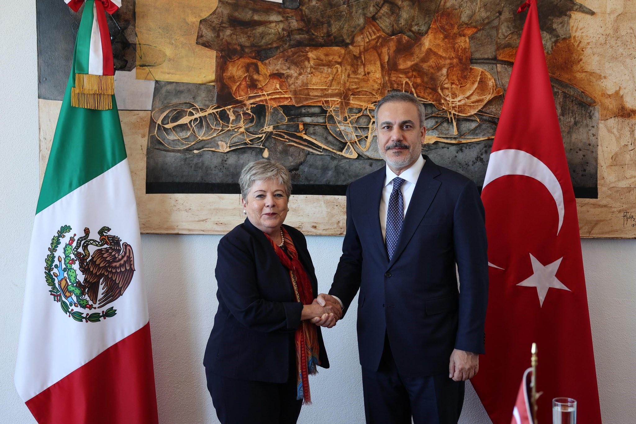 Bakan Fidan, Meksika Bakanı ile görüştü