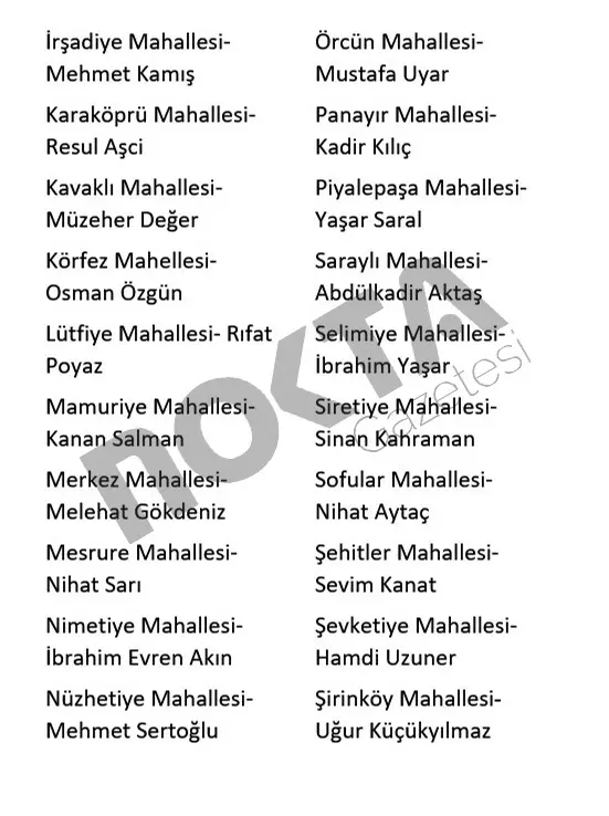 İşte Gölcük’ün muhtarları! - Resim : 2