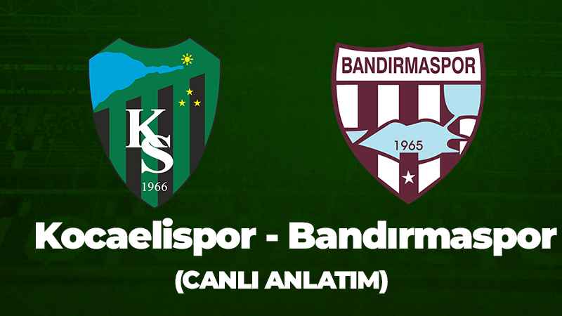 Kocaelispor – Bandırmaspor: 3-1 (Maç sonucu)