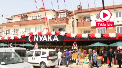 Onyaka marketleri Nokta gazetesi açılışta