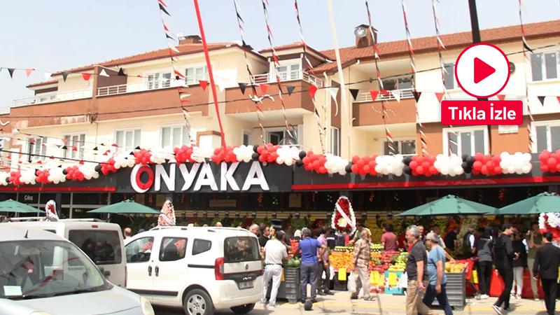 Onyaka marketleri Nokta gazetesi açılışta