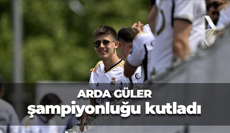 Arda Güler, Real Madrid’deki ilk lig şampiyonluğunu kutladı