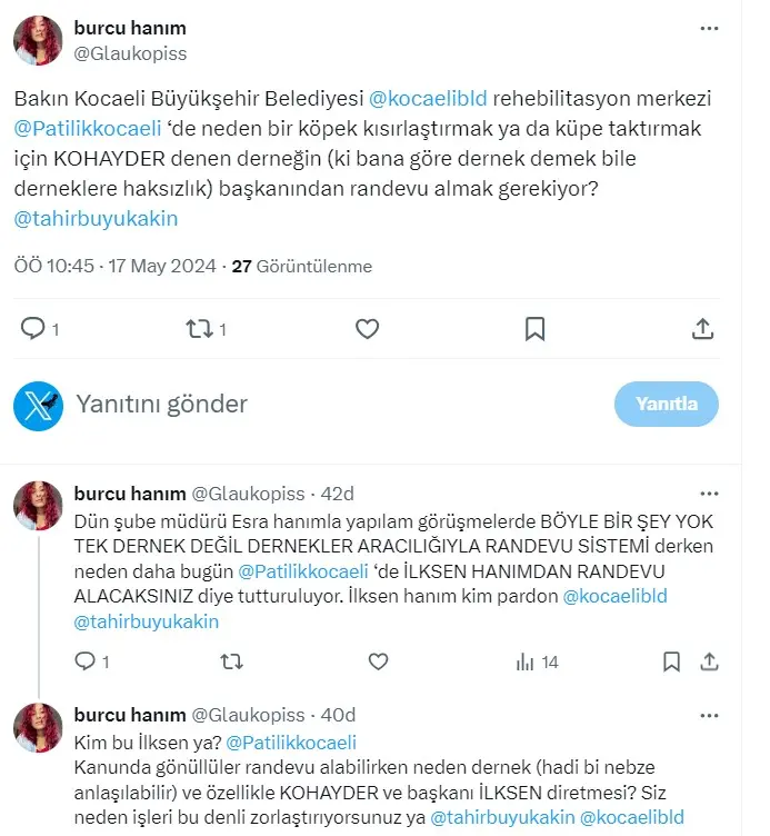 Kocaelili hayvanseverler Büyükşehir'e tepki gösterdi: Aracı şart mı? - Resim : 1