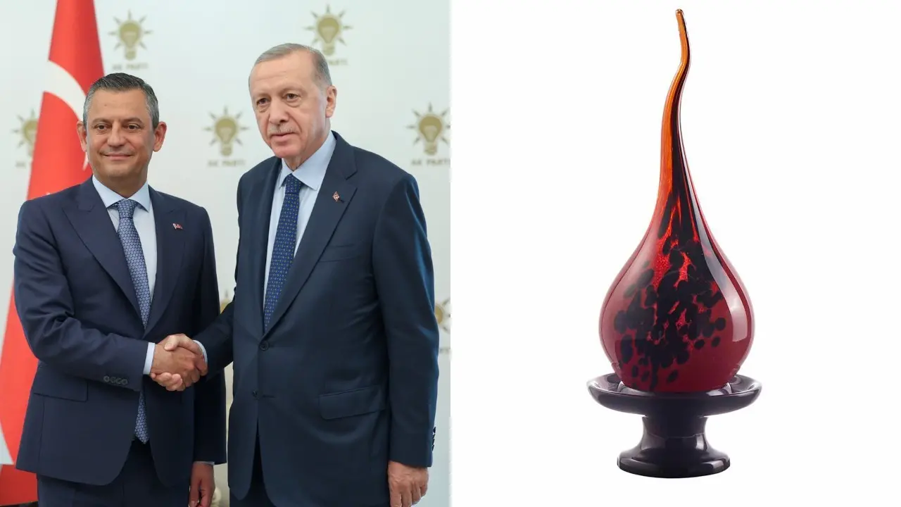 Özel’den Erdoğan’a dikkat çeken hediye!