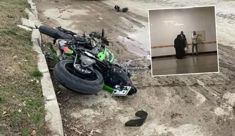 Ankara'da motosiklet kazasında ağır