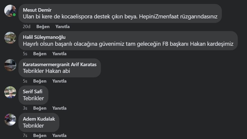 Fenerbahçe aşkı Kocaelispor yorumlarını sildirdi - Resim : 1