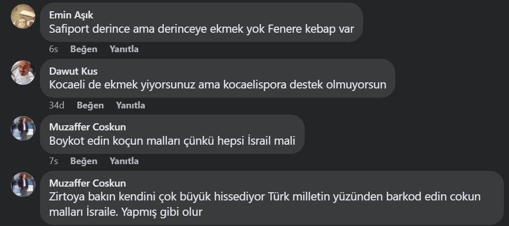 Fenerbahçe aşkı Kocaelispor yorumlarını sildirdi - Resim : 2