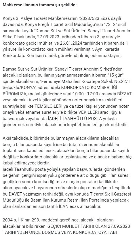 Dev süt firması iflasın eşiğinde! - Resim : 1