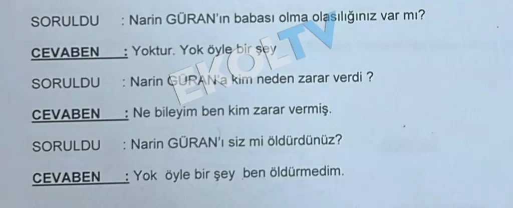 Narin'in amcasına öyle bir soru yöneltildi ki.. - Resim : 1