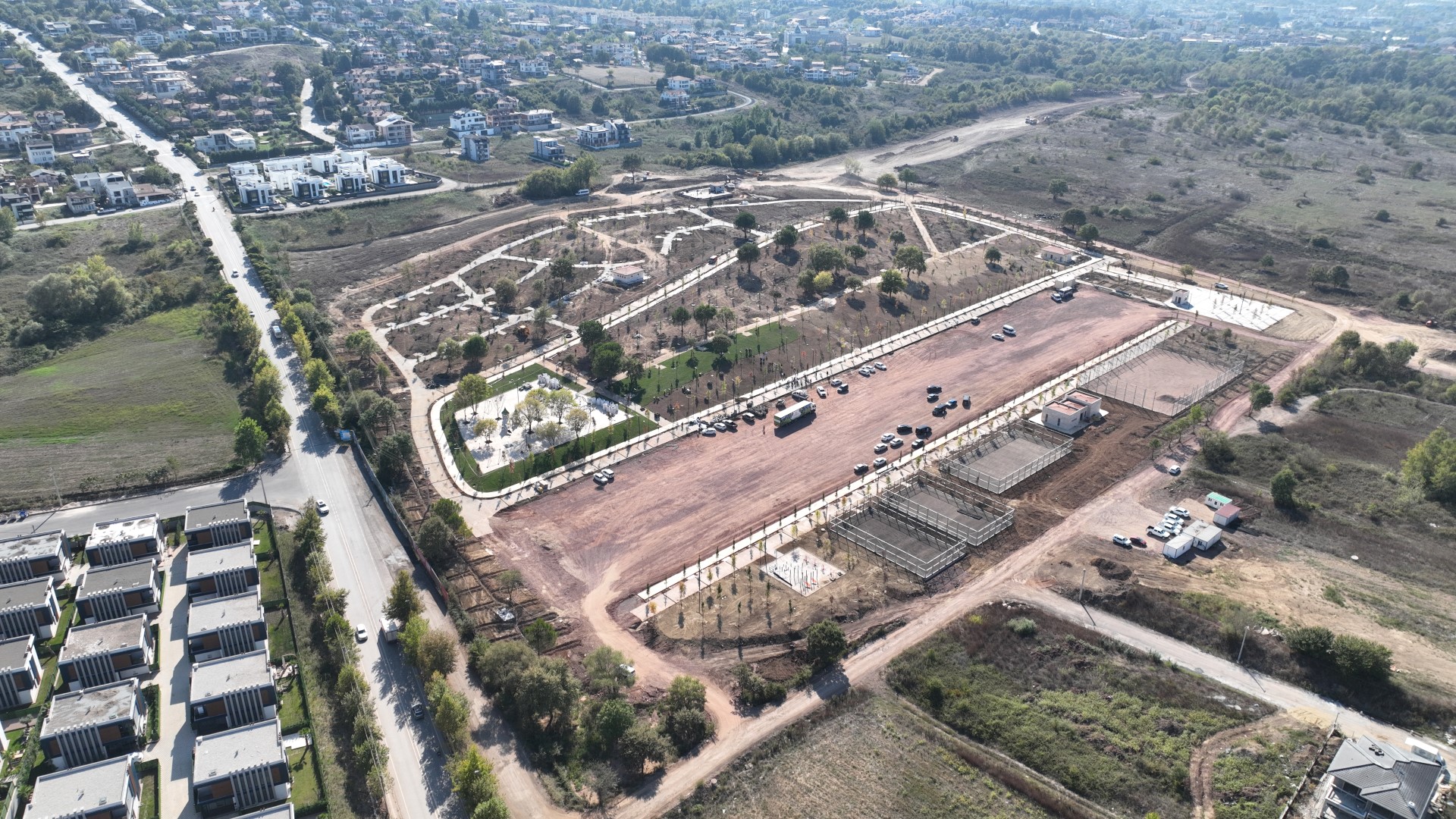 Büyükakın'dan Seymen Millet Bahçesi'ne ziyaret! 1. Etap bitmek üzere - Resim : 1