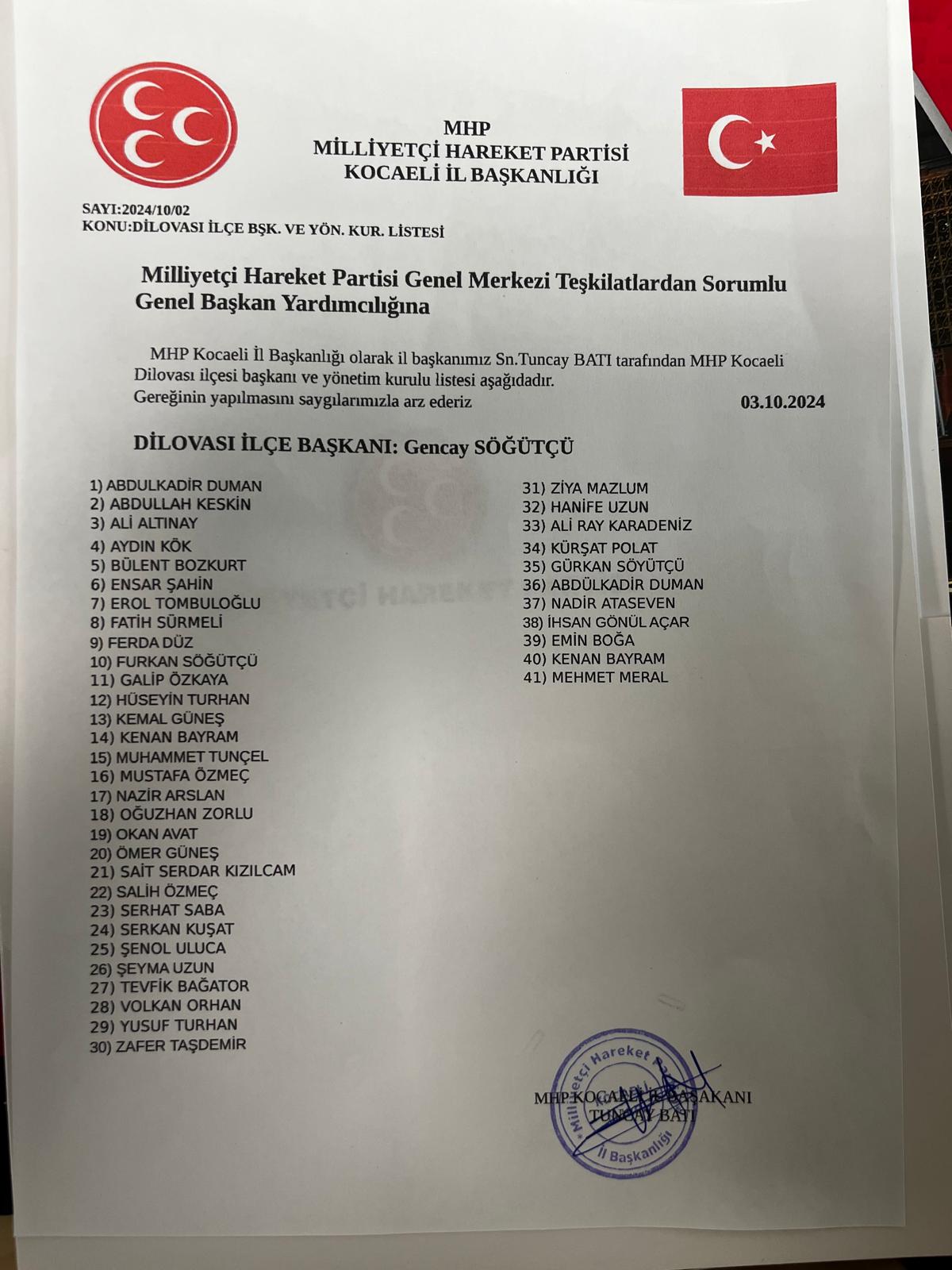 Gencay Söğütçü'nün yönetimi belli oldu! - Resim : 1